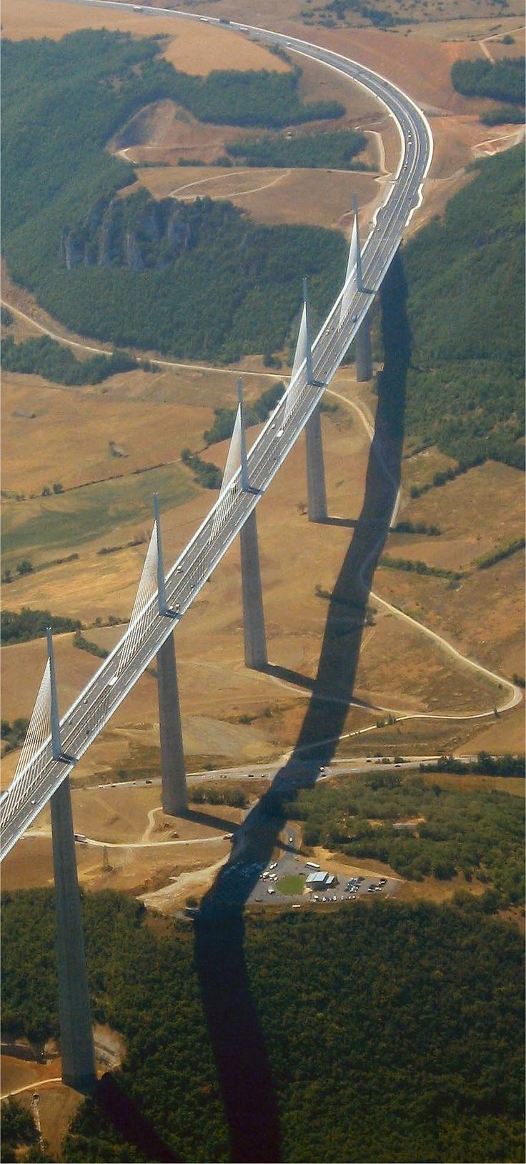 Aerial Photography - Milau Viaduct in France #aerialphotography #photography #fr...