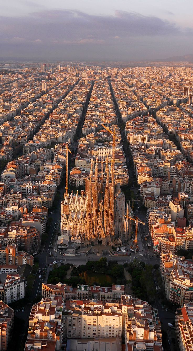Barcelona, Aerial View                                                          ...