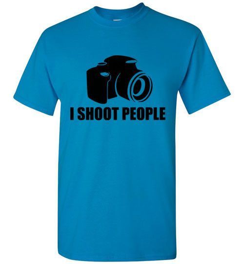 I Shoot People Photography Shirt #dronephotographypeople