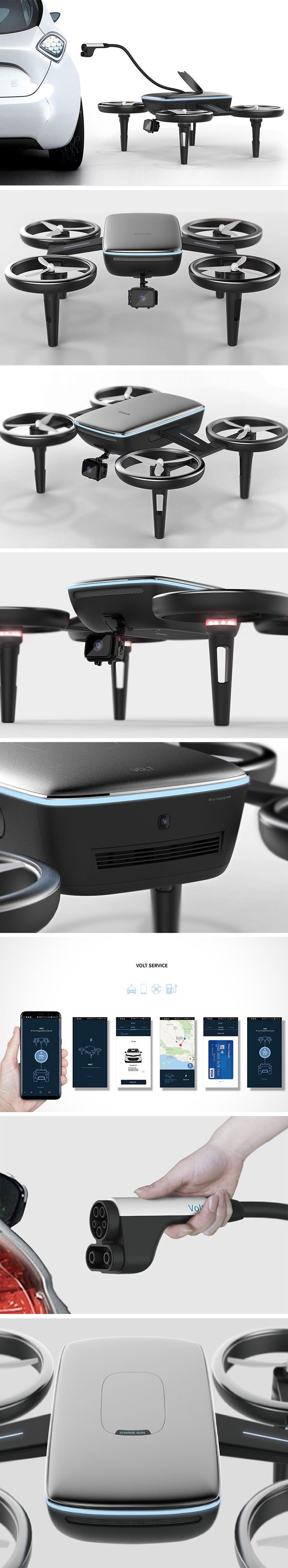 The Volt drone design takes portable charging to the next level. In fact, I can...