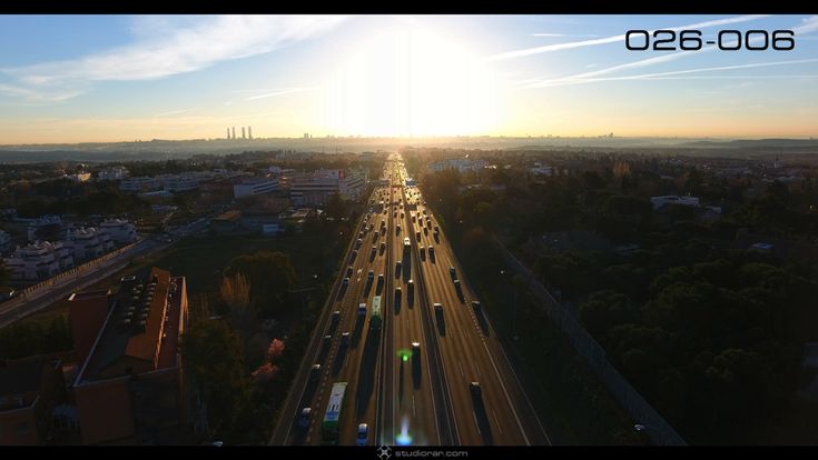 Madrid City Highway – Drone Aerial Photography, Videography Services & Video C...