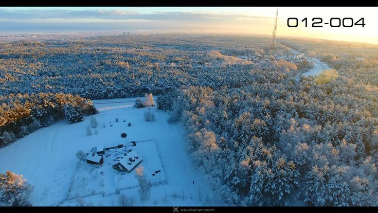 Winter forest covered in snow – Drone Aerial Photography, Videography Services...