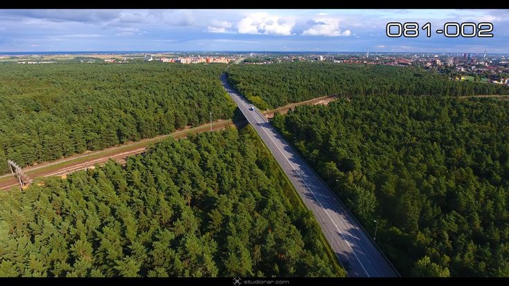The road through the green forest – Drone Aerial Photography, Videography Serv...