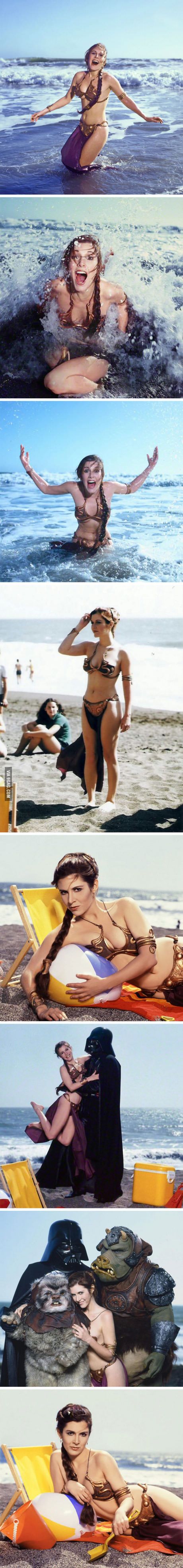 8 Vintage Pics Of Carrie Fisher Promoting “Star Wars: Return Of The Jedi” In...