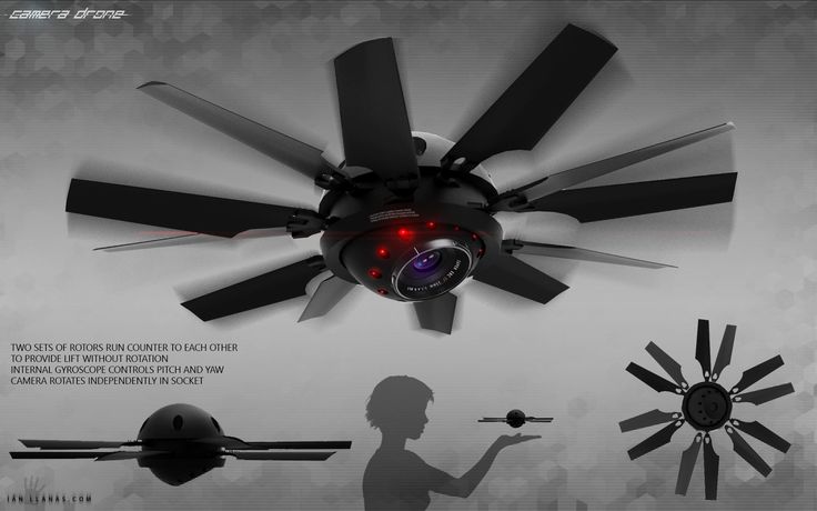 ArtStation - Camera Drone Concept, Ian Llanas