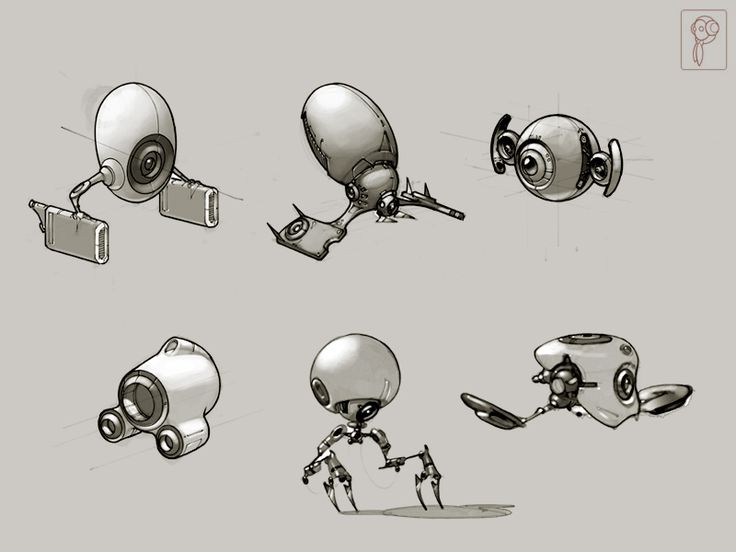 Fun robots concept by Papierpilot