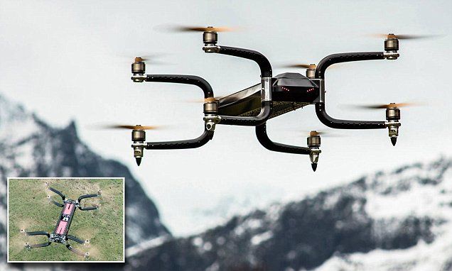 A Norwegian firm has developed a drone capable of carrying a person. Called the ...