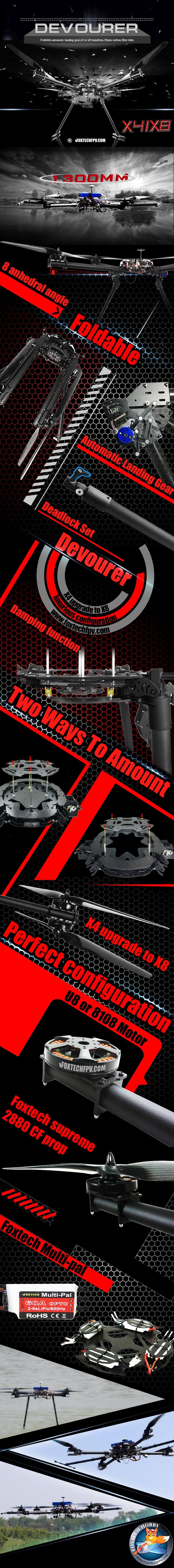 Foxtech Hobby：DJI|multicopter|multirotor|TMOTOR|T-Motor|NAZA|FPV|handheld gimb...