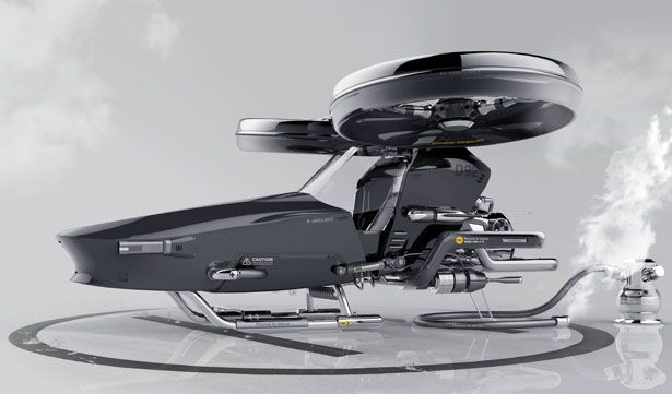 Helivehicle Emergency Helicopter by Jung Hyun Min