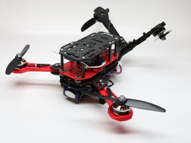 MVQ: Mini V-Tail Quadcopter by MidwestSunset - Thingiverse