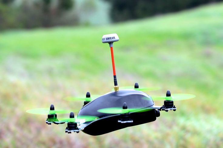 Team BackSheep Gemini drone flies in a FPV race on February 19, 2015 in Moraga, ...