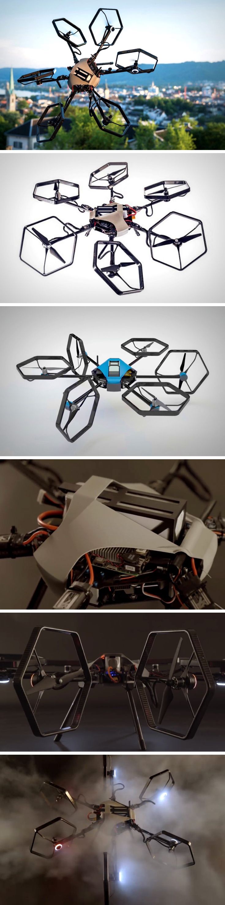 This drone is secretly a gymnast. Unlike any other drone, its propellers can ben...