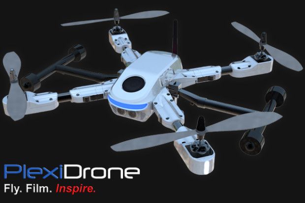 Plexidrone -- Ultra-Portable. Snap-together in 1 Minute. Capture Stunning Aerial...