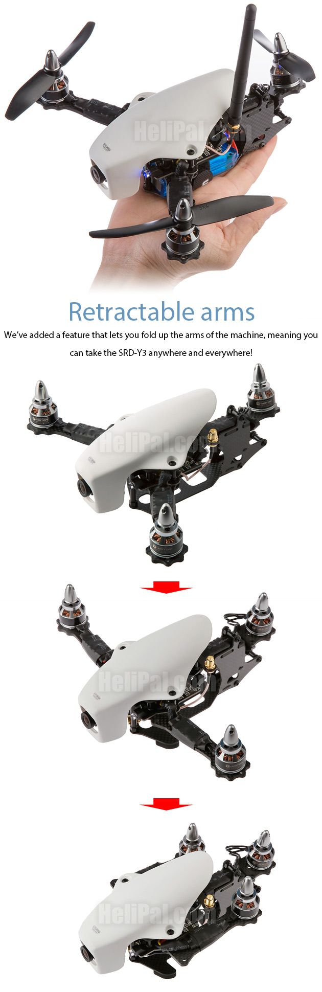 Storm Multirotors STORM Racing Drone (BNF / SRD-Y3 / CC3D) - HeliPal