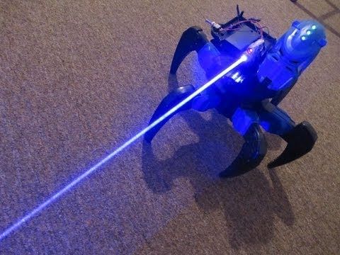 Attacknid Becomes Laser Death Drone