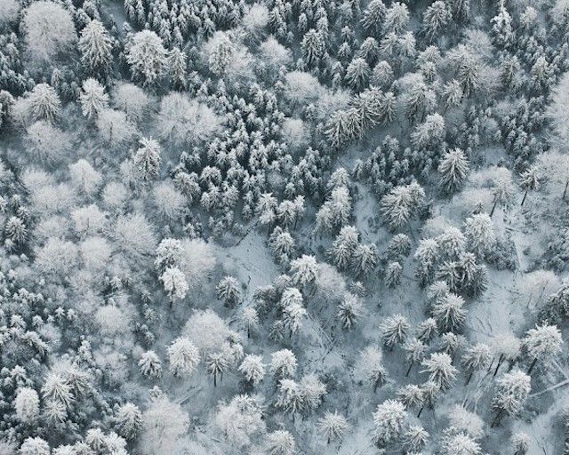Aerial Winter Landscapes - Bernhard Lang