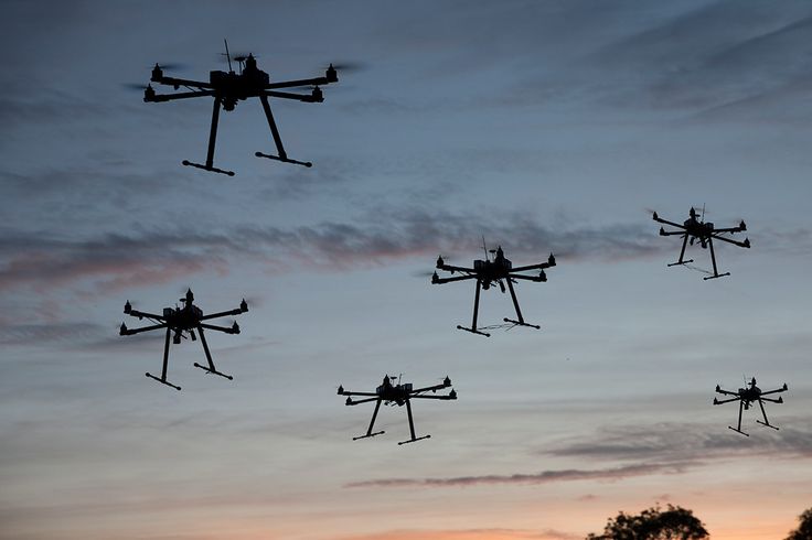 Google robot army and military drone swarms | UAVs may replace people in the the...