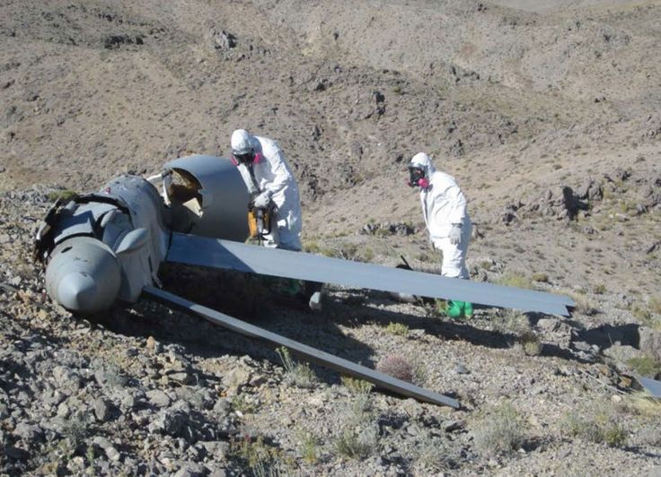 Military Drone Crash