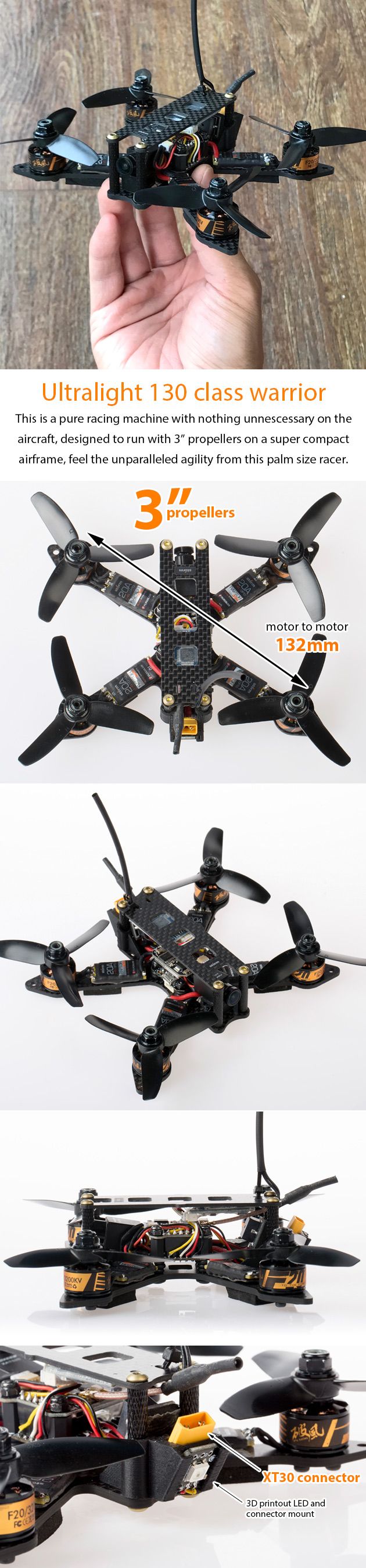 STORM Racing Drone (RTF / SRD130S 