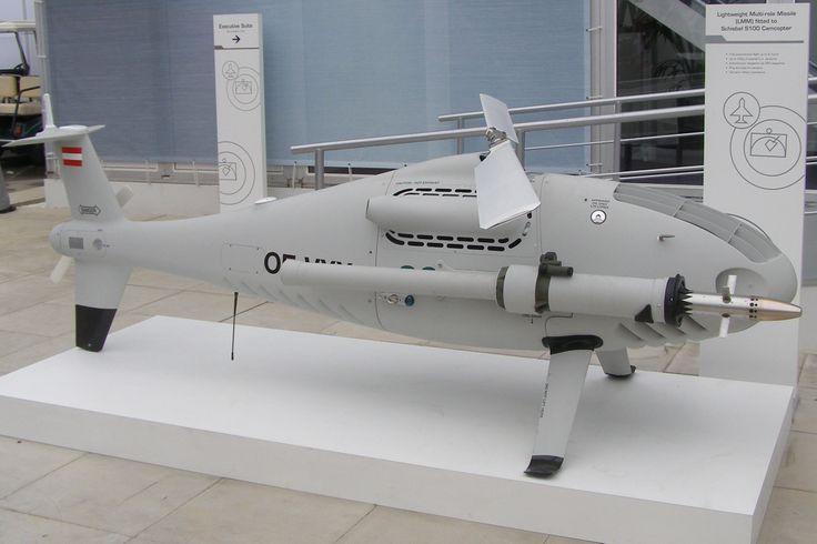 UAV Schiebel S-100 of the Austrian Air Force fitted with a Lightweight Multirole...