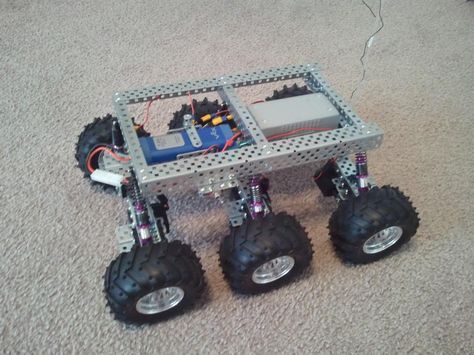 PAROVOZ: 6WD all-terrain robot platform | Let's Make Robots! | RobotShop