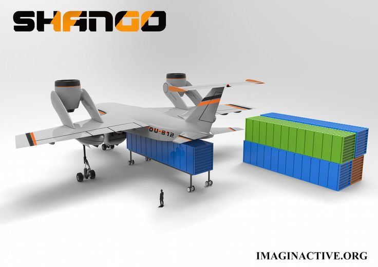 Canadian Designer Imagines Drones That Carry Shipping Containers | Popular Scien...