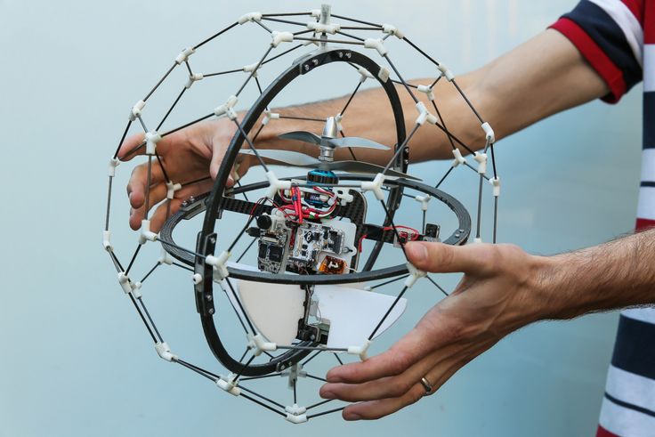 Gimball, A Drone With a Rotating Protective Cage Designed to Help Locate People ...