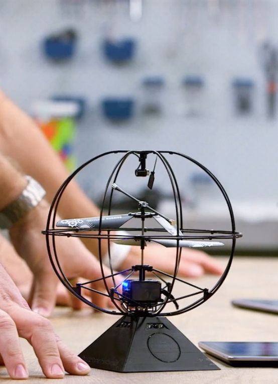 Magic meets tech in the Puzzlebox Orbit, a mind-controlled helicopter.