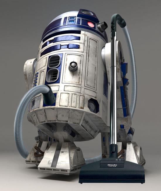 Star Wars R2-D2 Robot Vacuum Cleaner - this would be awesome!