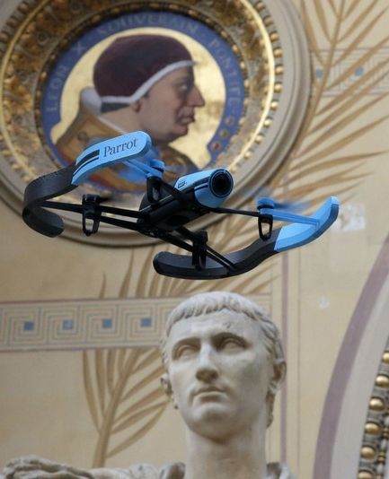 The new Bebop Parrot drone in Rome