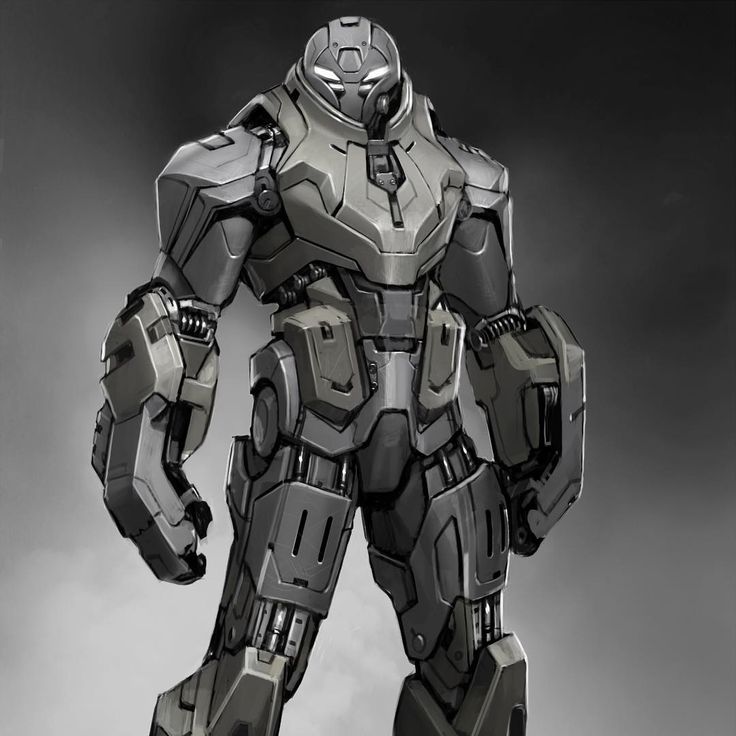 “This is an early bad guy design from Iron Man 2 that had a big influence on h...