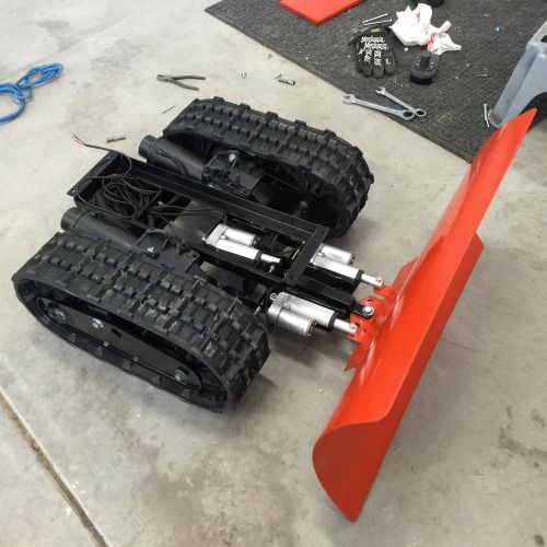 Snow Plow Robot | Let's Make Robots!