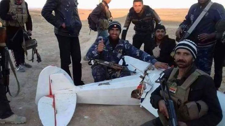 The first ISIS unmanned aerial vehicles were seen this week flying over the batt...
