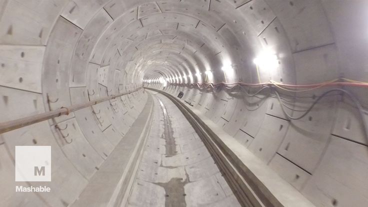 Eerie drone timelapse takes you soaring through London's underground tun...