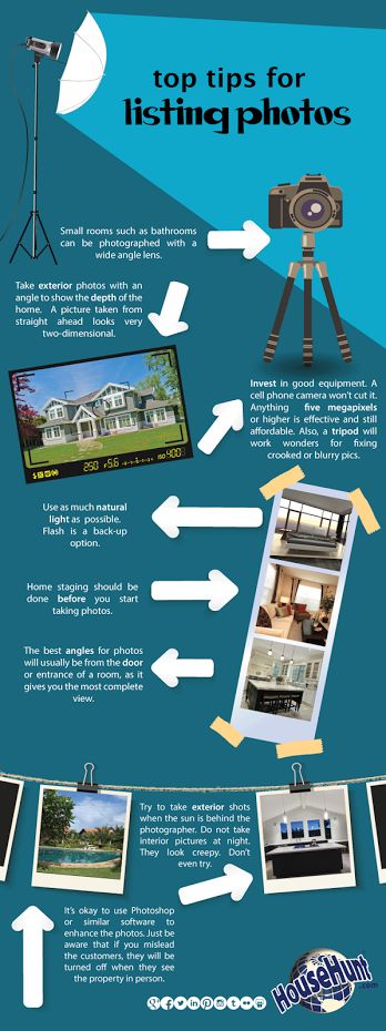 Great List of the Top 8 Tips for Real Estate Listing Photos From +HouseHunt…