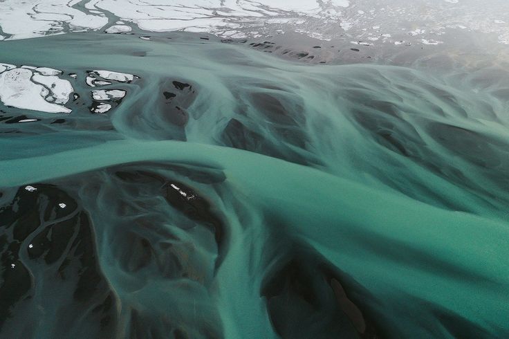 Iceland River Drone - Renee Roaming