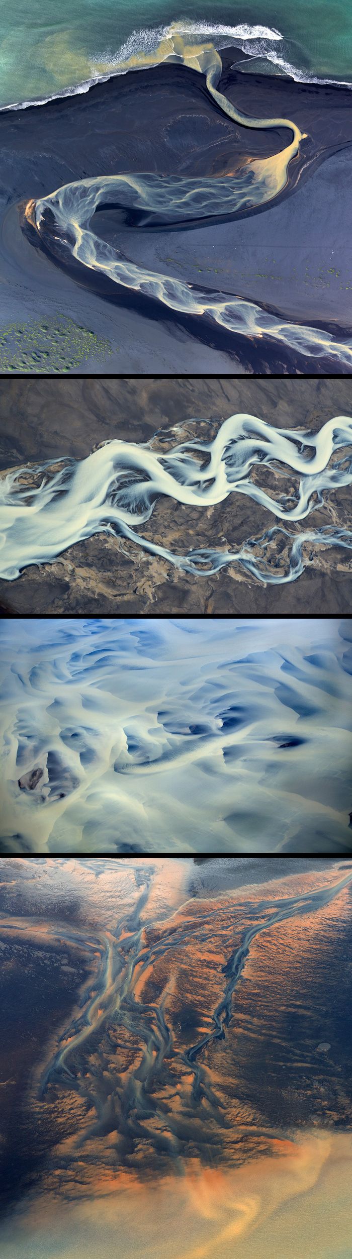 Photography of Iceland's volcanic rivers by Andre Ermolaev