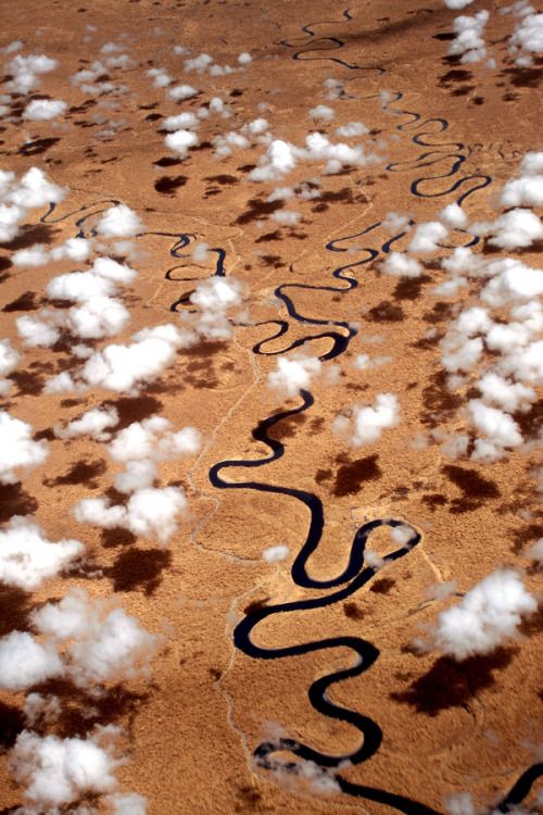 sunnation:  “ The Snake (by Amril Nuryan)  Taken from airplane, with infrared ...