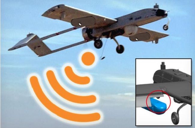 Re-purposed military drones used to create mobile wireless hotspots