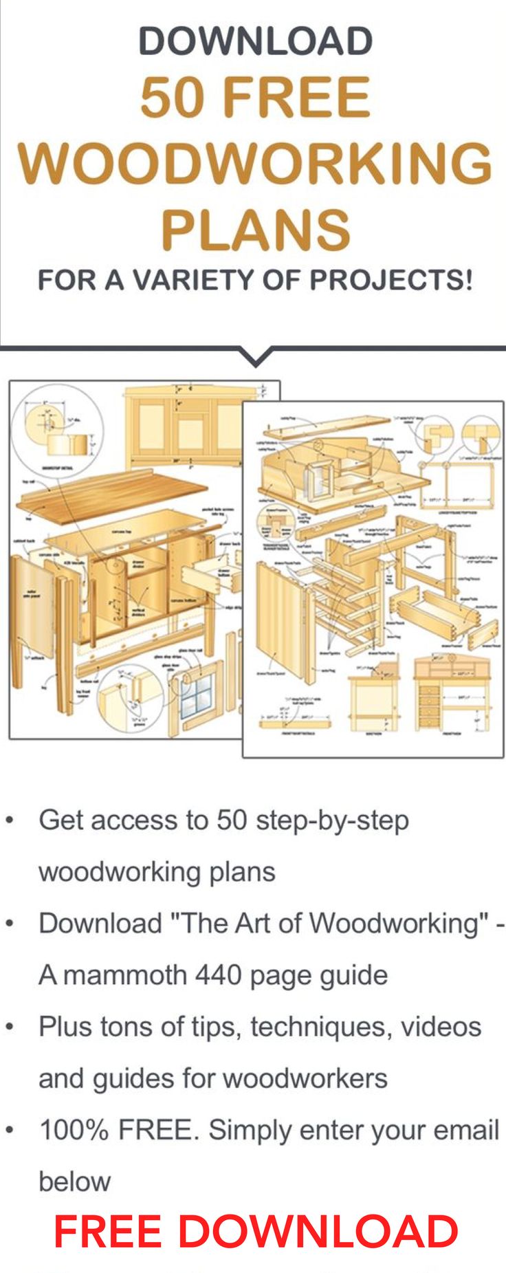Free Woodworking projects / woodworking plans