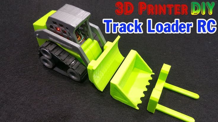 How To Make a Mini Track Loader RC With 3D Printer