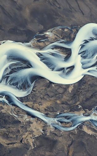9 | Aerial Photos Capture Iceland's Hypnotizing Rivers | Co.Design | busines...