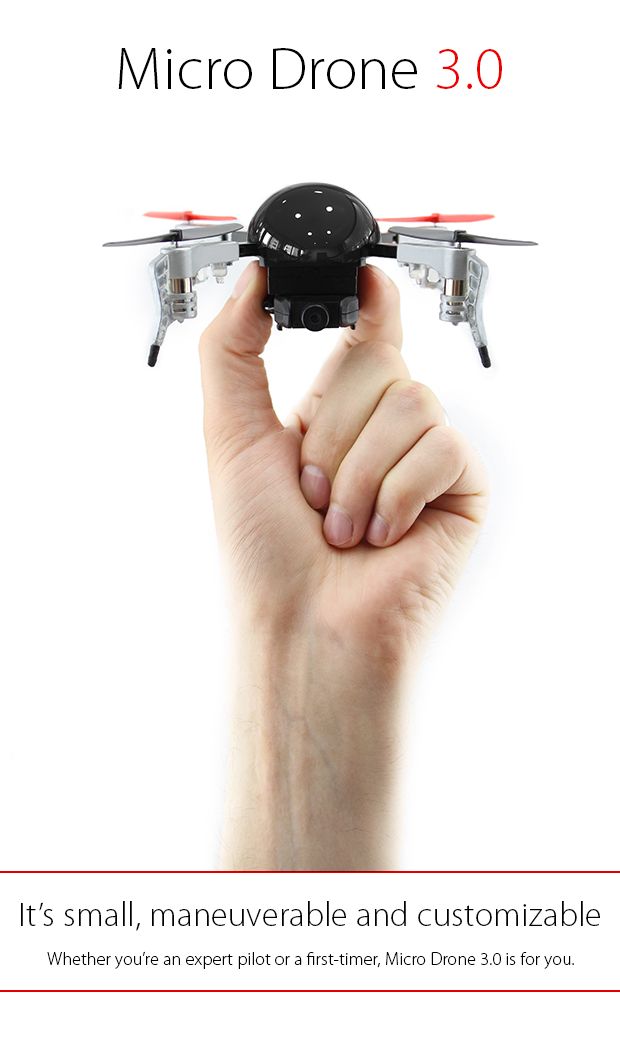 Micro Drone 3.0: Flight in the Palm of Your Hand | Indiegogo