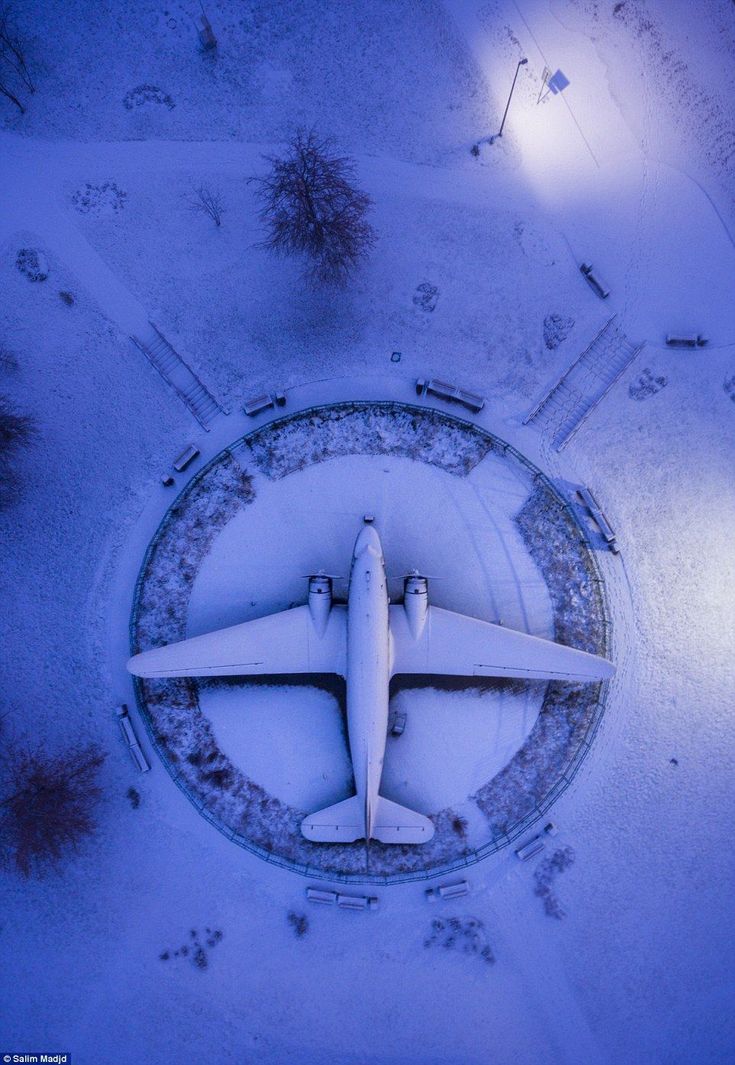 Best Aerial Drone photography from around the world - WWII airplane by Salim Mad...