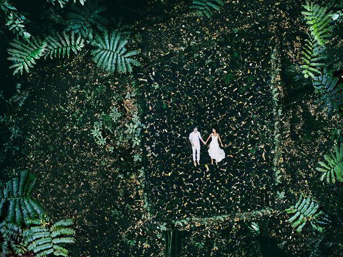 Fall In Love With Drone Wedding Photography – Helene Havard