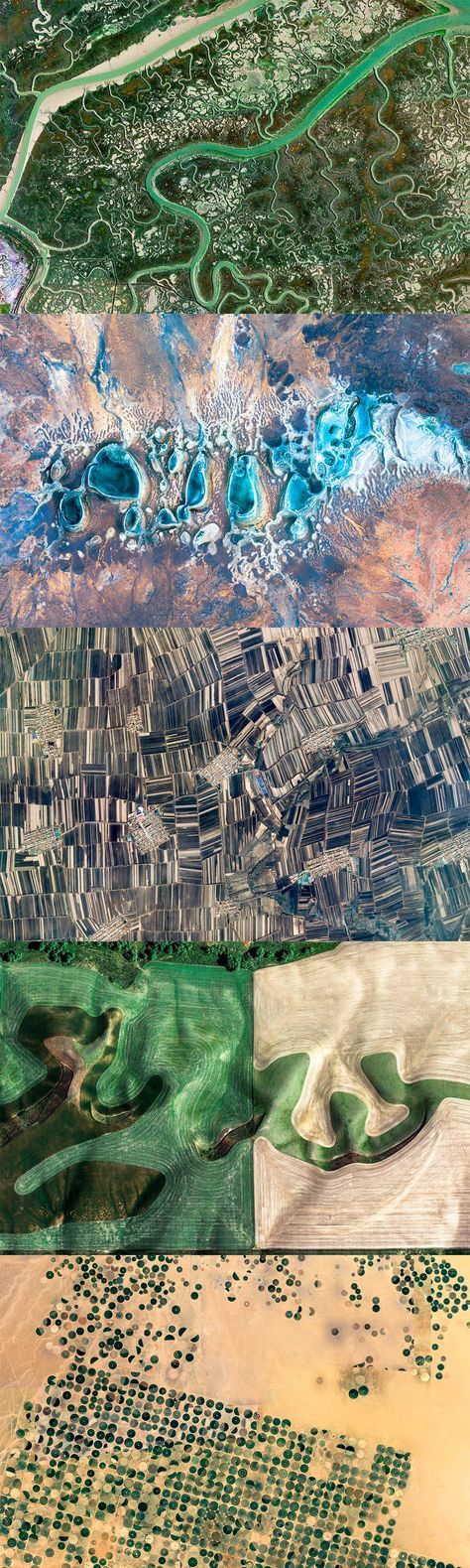 Earth View: A Curated Selection of the Most Striking Satellite Images Found on Google Earth