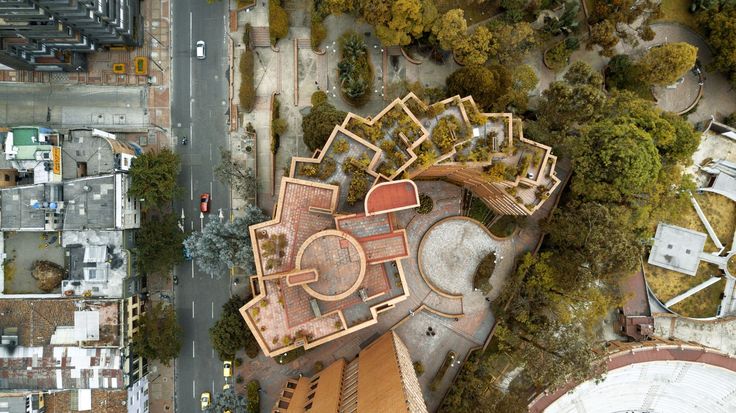 Gallery of Drone Photographs of Bogotá's Grand Architecture Show the 
