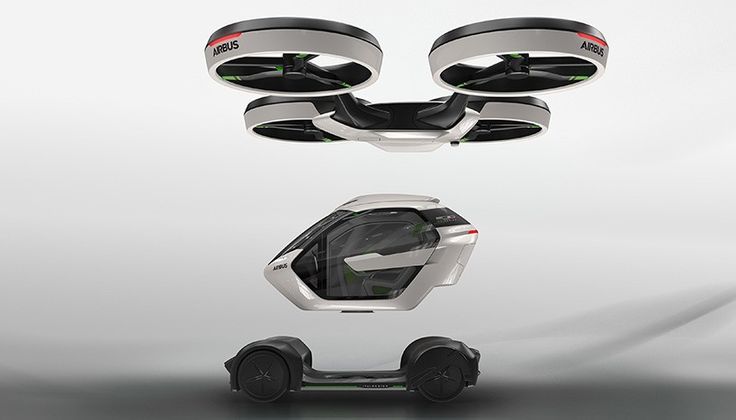 airbus’ new drone-car hybrid takes to the sky when stuck in traffic