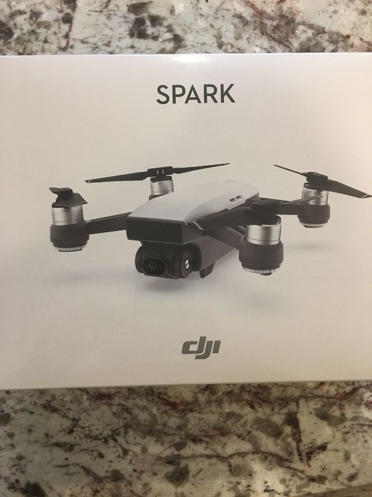 DJI Spark Mini Drone Quadcopter 1080p 12mp- Alpine White