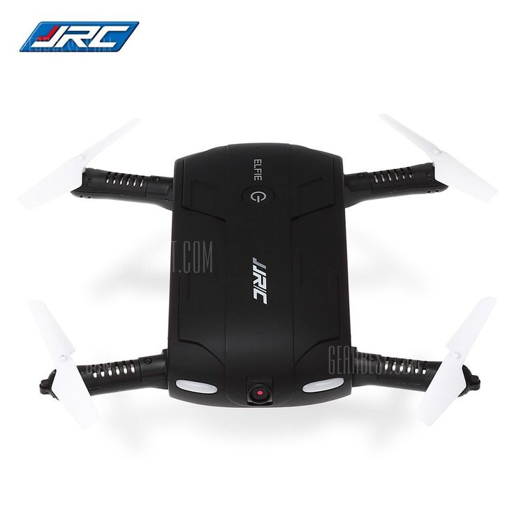 JJRC H37 ELFIE Foldable Mini RC Selfie Drone - WITH ONE BATTERY BLACK - 21.55
